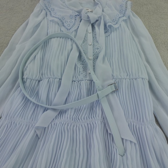 Self Portrait Dress Broderie Collar Chiffon‎ Mini - Picture 13 of 16